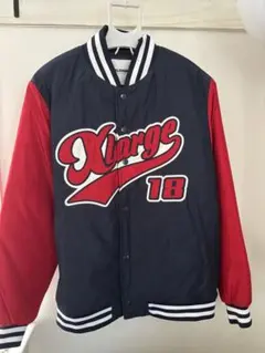 XLARGE スタジャン ネイビー レッド ジャケットのサムネイル