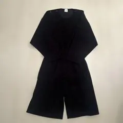 ROKU ブラック サロペット