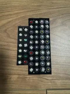 耳ツボジュエリー 54粒　ハート　可愛い　肩こり　ダイエット　パール