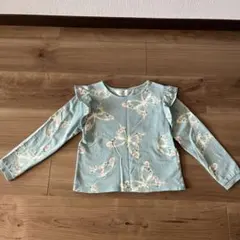 H&M 蝶のプリント 長袖カットソー 116