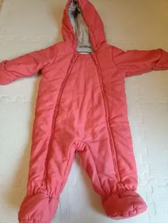 petit bateau フード付きピンクジャンプスーツ 12ヶ月のサムネイル