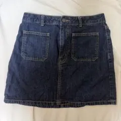 GU デニム ミニスカート タイトスカート