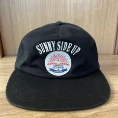 SUNNY SIDE UP ブラックキャップ 値下げ可能です！