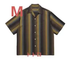 ワコマリア OMBRE STRIPE OPEN COLLAR SHIRT ピンク - メルカリ