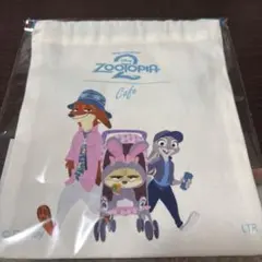 ズートピア2 巾着（スカイブルー）