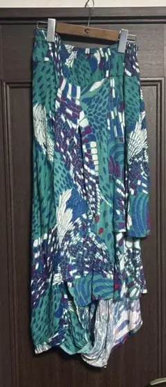 チャイハネyul フレアロングスカート 多色使い　値下げあり