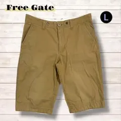 Free Gate ベージュ Lサイズ ショートパンツ