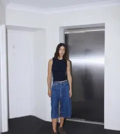 レア＊SHISHIKUI ＊デニムハーフパンツ＊harf jean＊24 - メルカリ