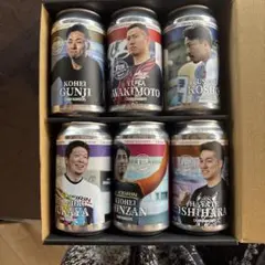 チャリロト　競輪選手缶 発送酒6本セットのサムネイル