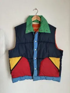 70s〜80s Woolrich ダウンベスト XL スエード 赤 - メルカリ