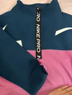 ナイキ　ドライフィット　ハーフジップスウェットショート丈