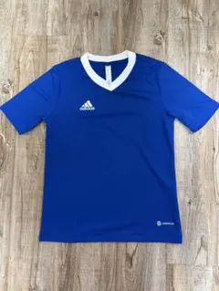 adidas ネイビーVネック Tシャツ 140cmのサムネイル