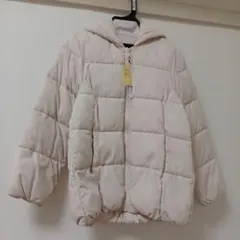 COMME CA ISM フード付きダウンコート 140cm