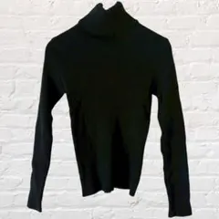 シーイン 長袖 リブ ニット カットソー タートルネック セーター 古着