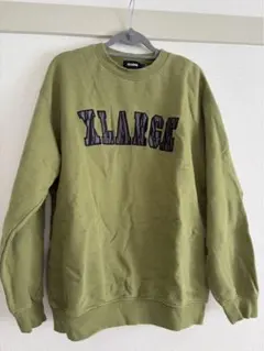 XLARGE オリーブグリーン スウェット