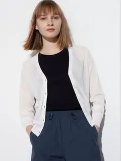 ❤️新品未使用タグ付❤️ユニクロ カーディガン ホワイト