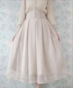 an another angelus バックレースアップチュールスカート