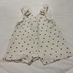 Cottoli ハート柄 サロペット 80cmのサムネイル