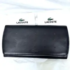未使用 美品 LACOSTE ラコステ 長財布 バイカラー ブラック×ホワイトのサムネイル