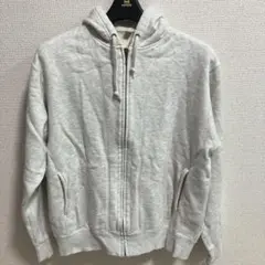 OLDUNIQLO 00年代　グレー ジップアップ パーカー M
