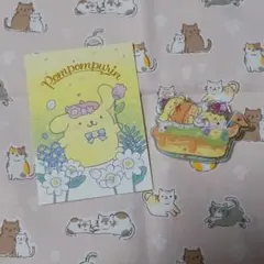 ポムポムプリン　まとめ売り　サンリオ　アクリルブローチ　キャラクター大賞　感謝状