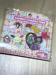 サンリオキャラクターズ　クリアハードシール　レトロキャラシール