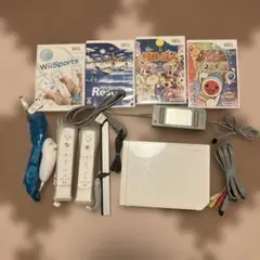 Wii本体とゲームソフトセットとWiiモーションプラス　中古品