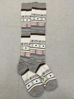 L04146）美品ANTIPAST TYROLEAN STRIPESハイソックスのサムネイル