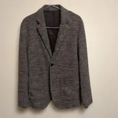 タカキュー メランジダブルフェイス 2ボタン テーラードジャケット Mサイズ