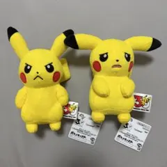 ポケモン いろんなおかお ぬいぐるみ ピカチュウ 30周年 怒り 困り