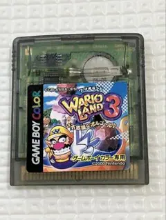 「ワリオランド3 不思議なオルゴール」　ゲームボーイカラーのソフト