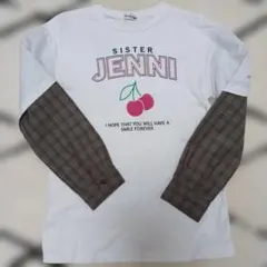 SISTER JENNI チェリー柄 長袖カットソー