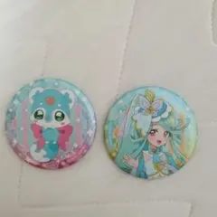 名探偵プリキュア 缶バッジ キュアエクレール シュシュタン - メルカリ