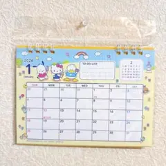 2026年　サンリオキャラクター 卓上カレンダー ハローキティ　ポチャコ