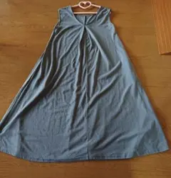 サマンサモスモス ブルー 2wayロングワンピース