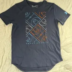 新品Under Armour バスケットボールシャツ YMD140ネイビー