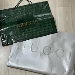 ［セール中］GUCCI ショップ袋 2枚 ヴィンテージ・クリスマス限定デザインのサムネイル