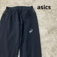 asics アシックス　ナイロンパンツ　トレーニングウェア　ブラック　M