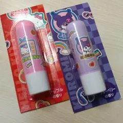 サンリオ リップクリーム 2本セット ハローキティ クロミのサムネイル