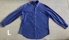 Polo Ralph Lauren ラルフローレン　長袖シャツ ネイビー　Lのサムネイル