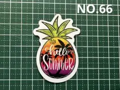 ハワイアン 防水ステッカー NO.66