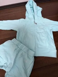 Rady 水色 パーカーとショートパンツセットアップ
