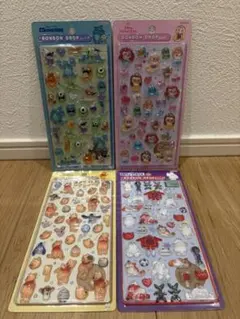 正規品　ボンボンドロップシール　ディズニー　４枚セット