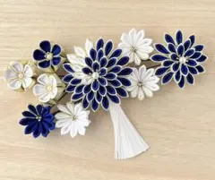 つまみ細工髪飾り