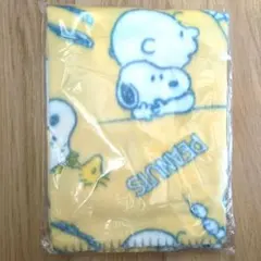 【新品未使用】スヌーピー ブランケット フェイス柄(黄色)