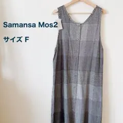 タグ付き【サマンサモスモス】コットンリネン前後2WAYノースリーブ ワンピースのサムネイル