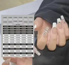 ブランドロゴ ネイルシールセットCHANEL ネイルシール DH-463