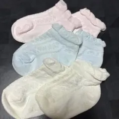 ベビー靴下セット（ピンク・青・白）