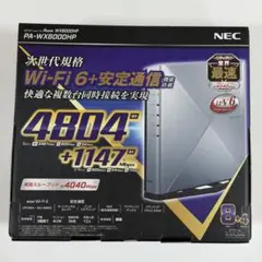 【極美品】　NEC　Wi-Fi6　高速無線LANルーター　PA-WX6000HPのサムネイル