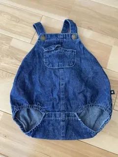 バースデイ futafuta デニムオーバーオール ロンパース